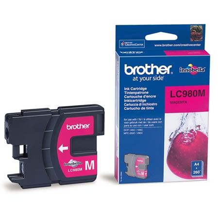 Cartucho Tinta Brother LC980M Magenta Original